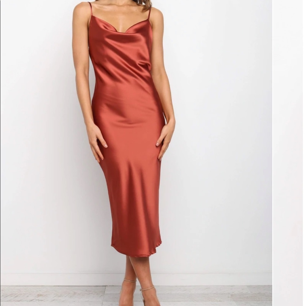 Petal and Pup Persia Dress in Rust